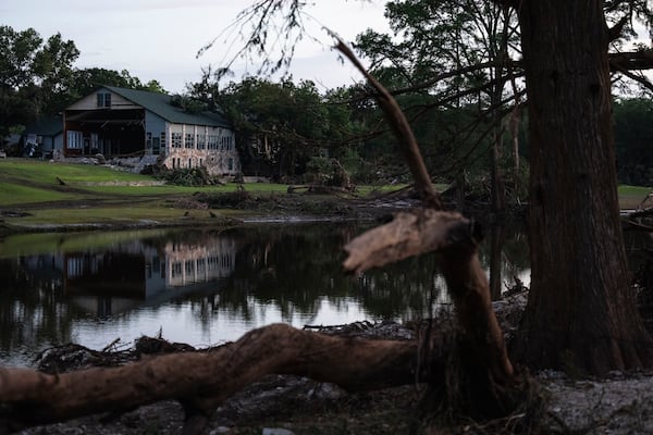 Camp Mystic seen Monday, July 7, 2025, in Hunt, Texas. (AP Photo/Eli Hartman)