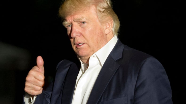 WASHINGTON, DC - MAY 7: U.S. President Donald J. Trump walks on the South Lawn of the White House on May 7, 2017 in Washington, DC. President Trump is returning from a weekend trip to the Trump National Golf Club in Bedminster, New Jersey. (Photo by Ron Sachs-Pool/Getty Images)