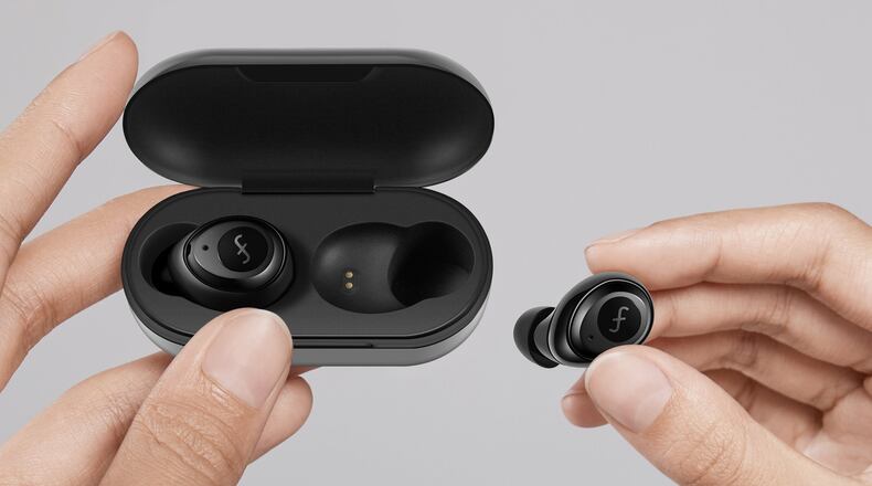 The Funcl W1 has the looks of a traditional earbud, just without the wire. (Handout/TNS)