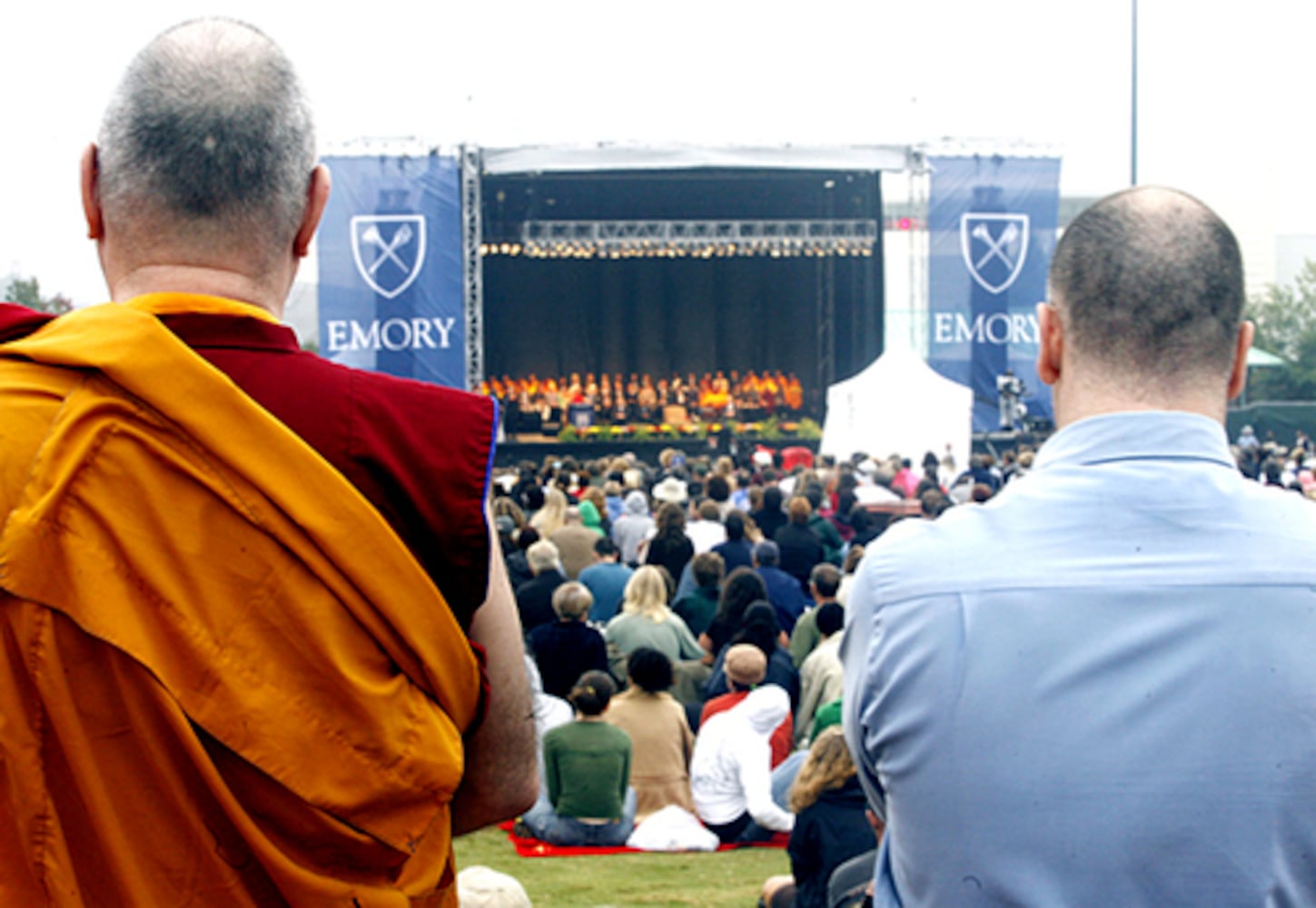 Dalai Lama at Centennial Olympic Park