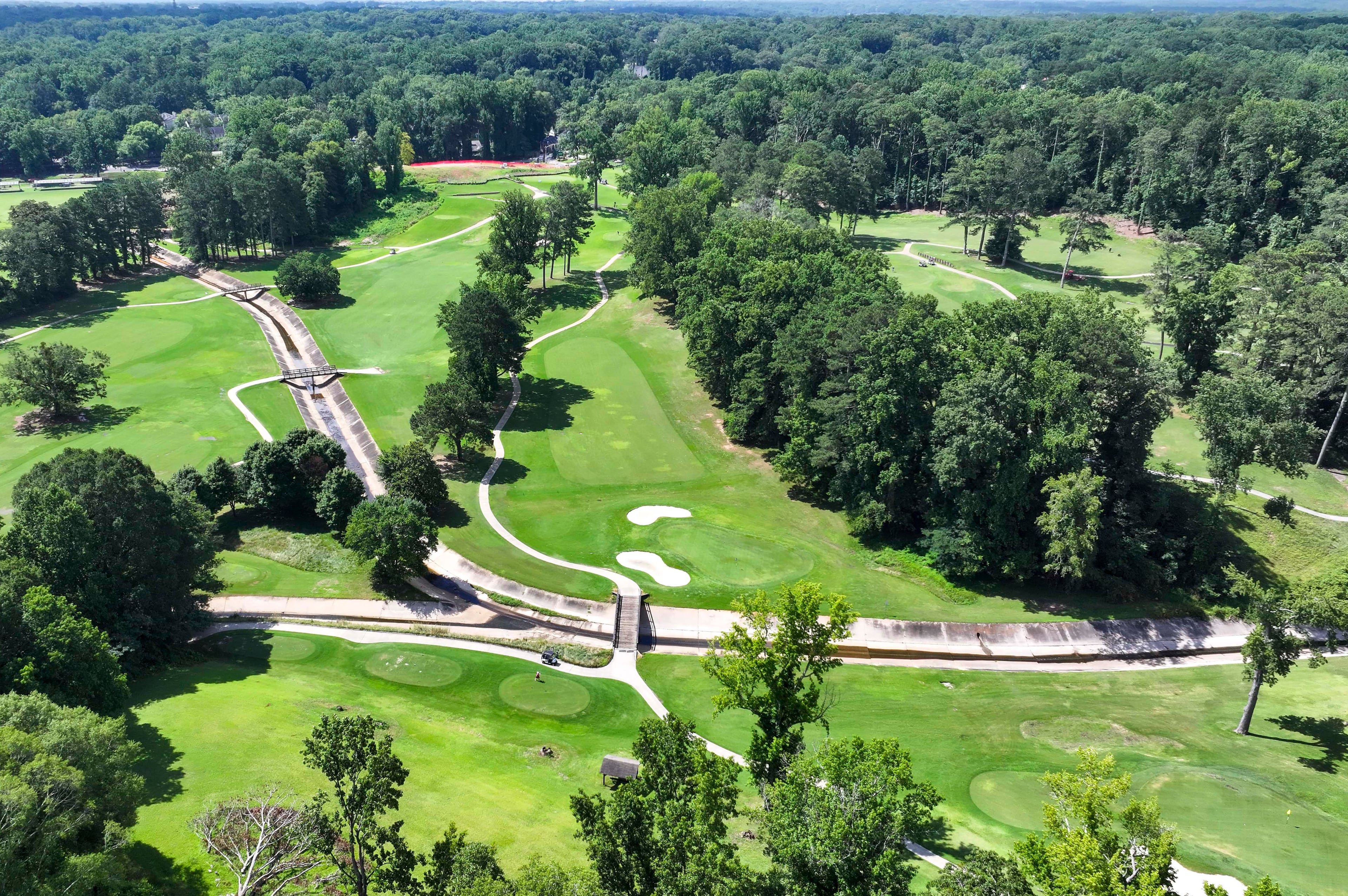 Atlanta trails, John A. White Park, Adams Park