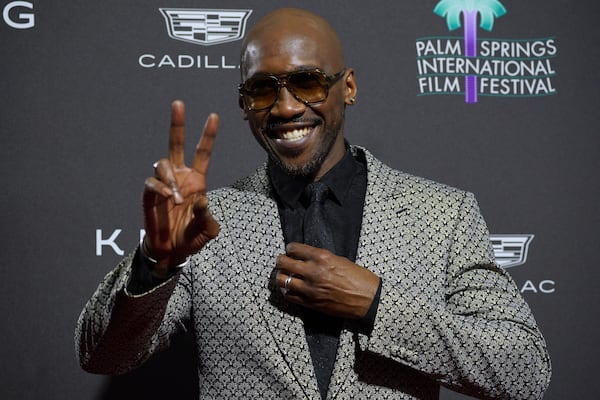 Mahershala Ali arrives at the 37th Palm Springs International Film Festival Film Awards on Saturday, Jan. 3, 2026, at Palm Springs Convention Center in Palm Springs, Calif. (Courtesy of Jordan Strauss/Invision/AP)