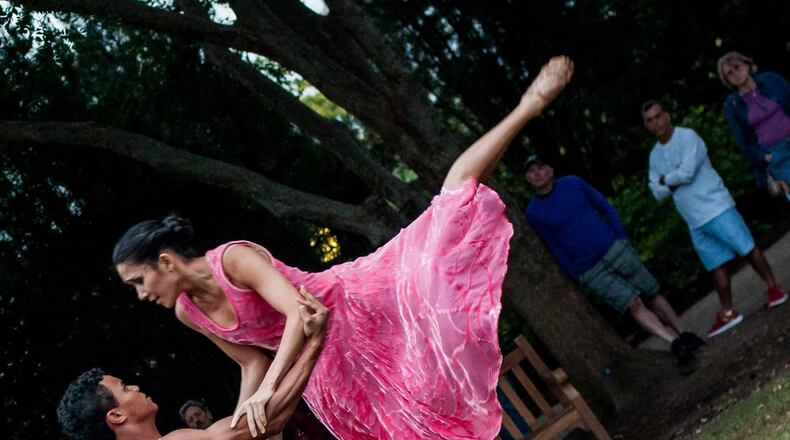 Wabi Sabi, Atlanta Ballet’s contemporary dance ensemble, opens its summer season on Thursday, June 18, at the Atlanta Botanical Garden. CONTRIBUTED BY BONNIE MORET