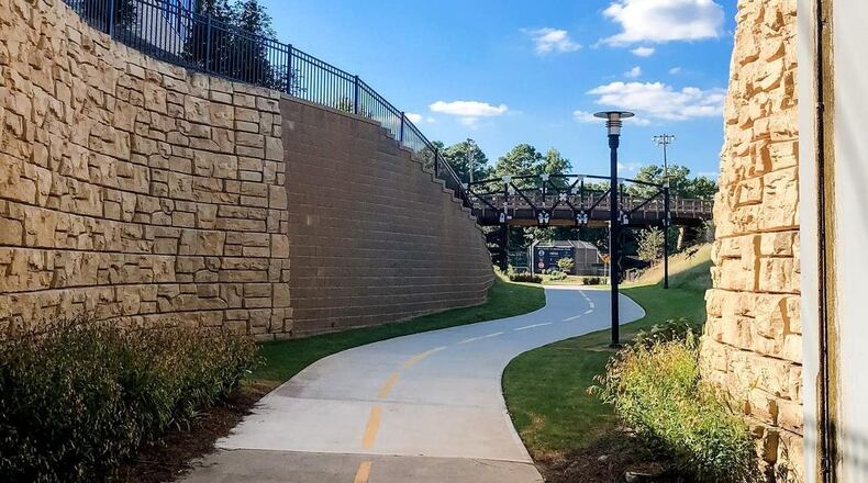 This is an existing portion of the Chamblee rail trail.