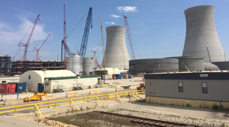 Plant Vogtle construction site in 2016. Johnny Edwards, jedwards@ajc.com