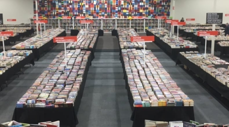 Books by the Pound opened its doors last month as an outlet for the surplus books in the inventory of a quartet of online booksellers. Photo: contributed/