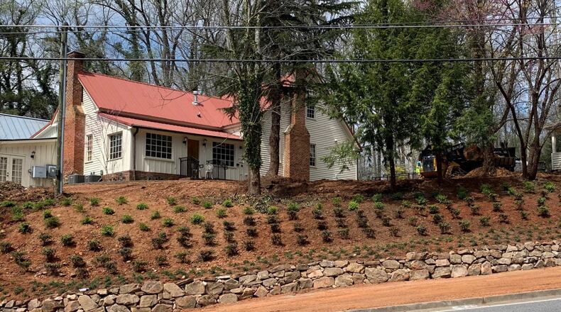 Milton and their contractor, Tri Scapes, have completed landscaping updates to the historic Thomas Byrd Sr. House. (Courtesy City of Milton)