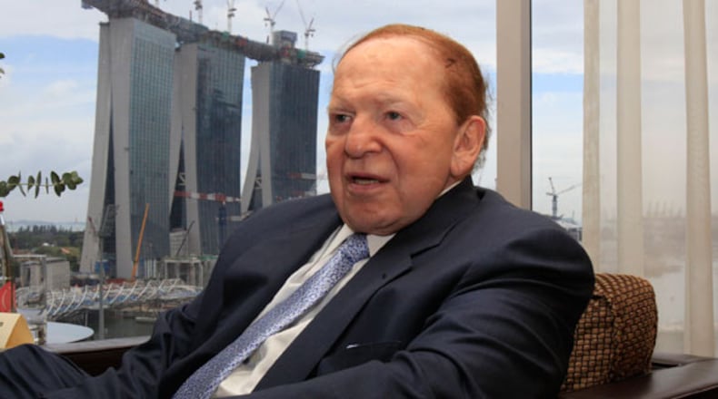 Casino magnate Sheldon Adelson is one of the GOP's biggest benefactors. AP Photo
