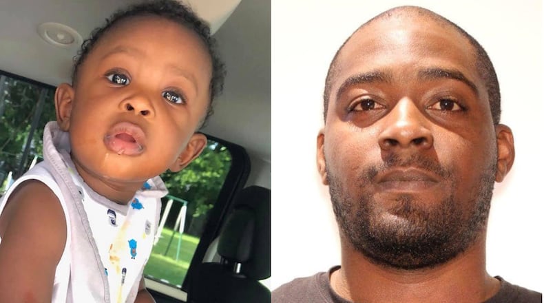 Two-year-old King Cane Crockett is believed to have been abducted by his father, Caesar Zamien Lamar Crockett Jr., after a triple homicide in Macon.