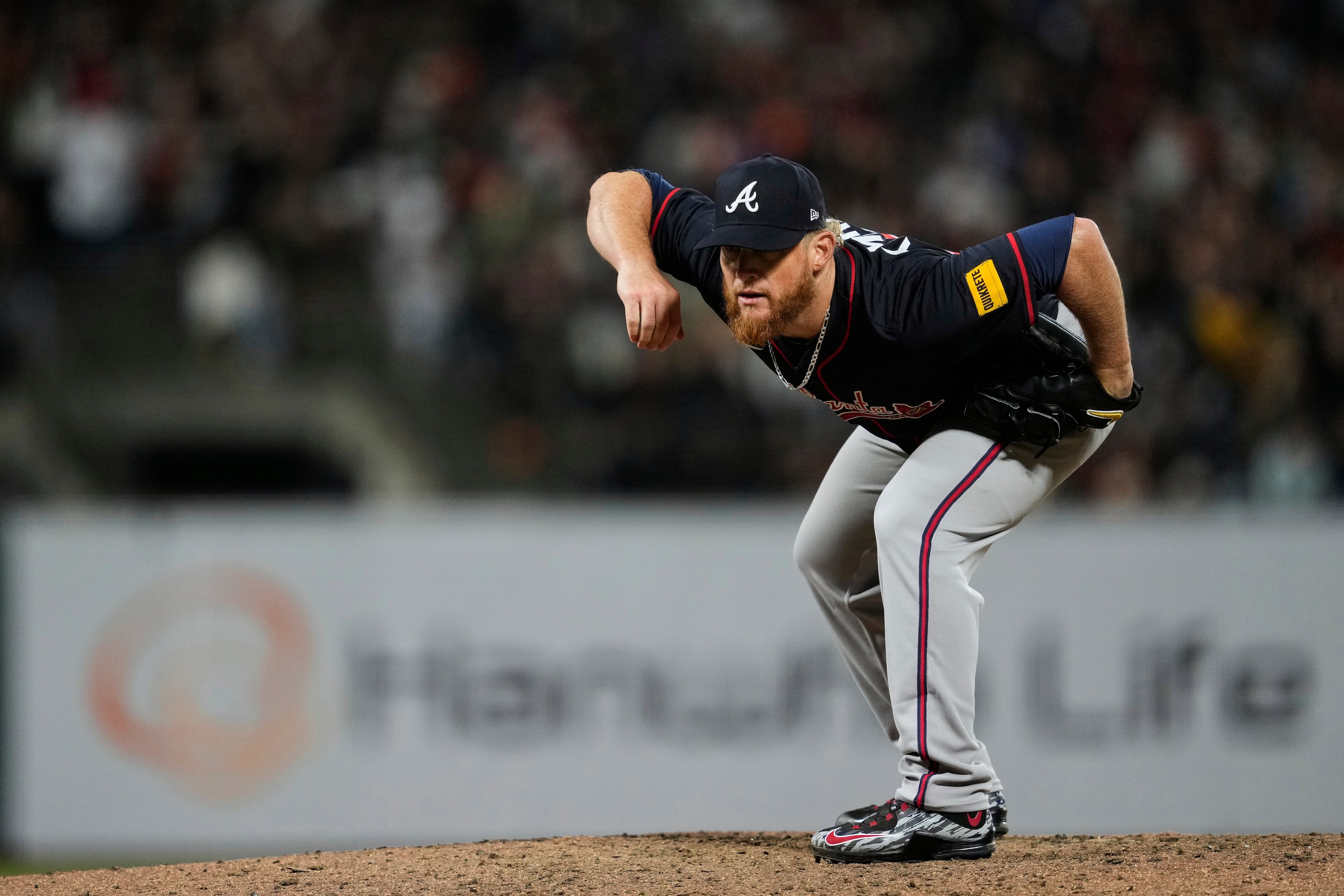 The Braves brought in reliever Craig Kimbrel from the minors, then parted ways quickly, another in a series of puzzling moves with their bullpen. (Godofredo A. Vásquez/AP)