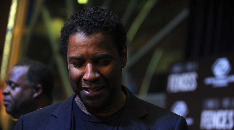 Denzel Washington, seen here at the Atlanta screening of "Fences," is up for a best actor trophy tonight. Photo: Armani Martin