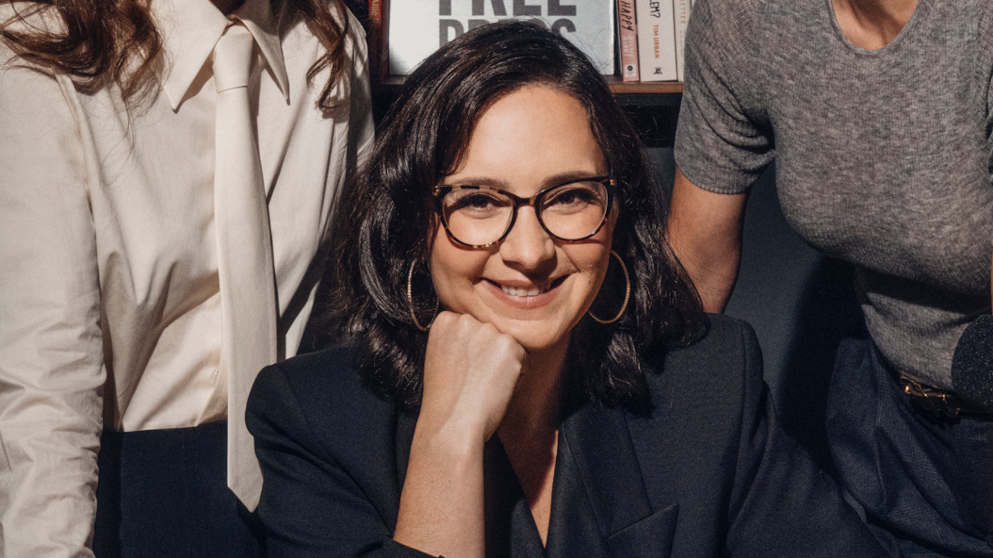 In this undated photo released by Paramount, one of the The Free Press's co-founders Bari Weiss poses for a portrait. (Daniel Paik via AP)