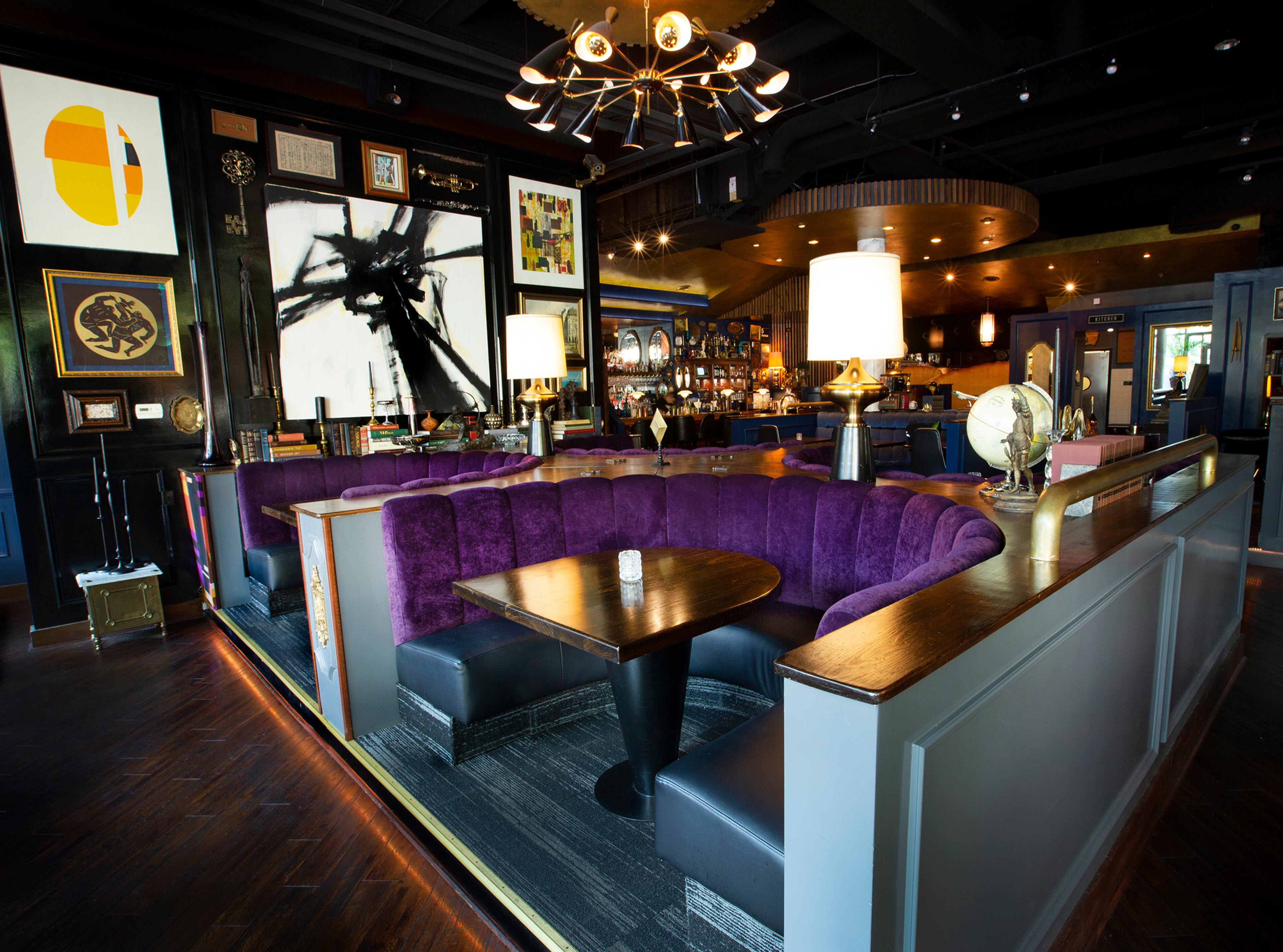 Douglas Hines, co-owner and interior designer of the Consulate, said it was difficult to set a budget for the restaurant's design because "I knew the art that I wanted was not going to be cheap." (Courtesy of the Consulate)