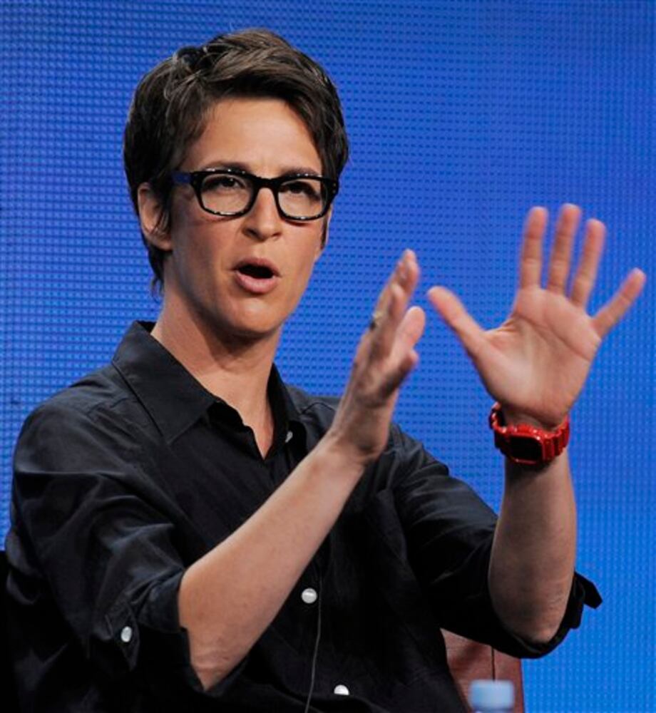 NEWS: Rachel Maddow (MSNBC): $7 million (per year)