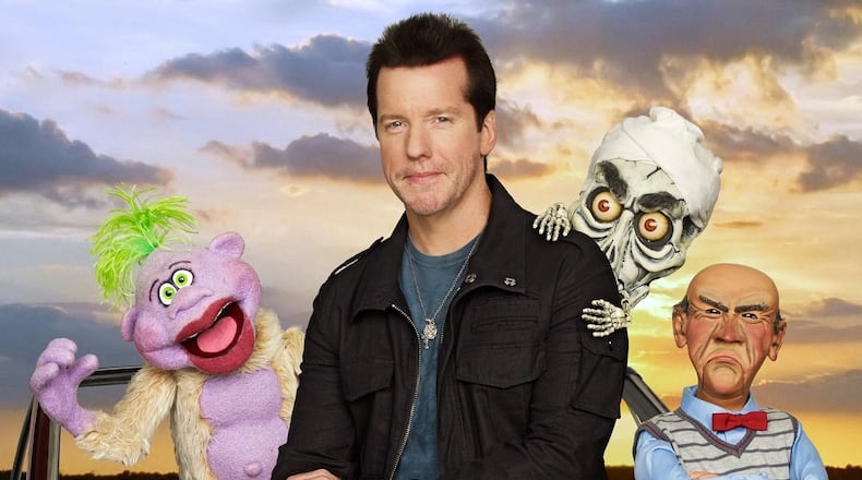 Jeff Dunham controls (from left) Peanut, Achmed the Dead Terrorist and Walter. Or maybe they control him. CONTRIBUTED