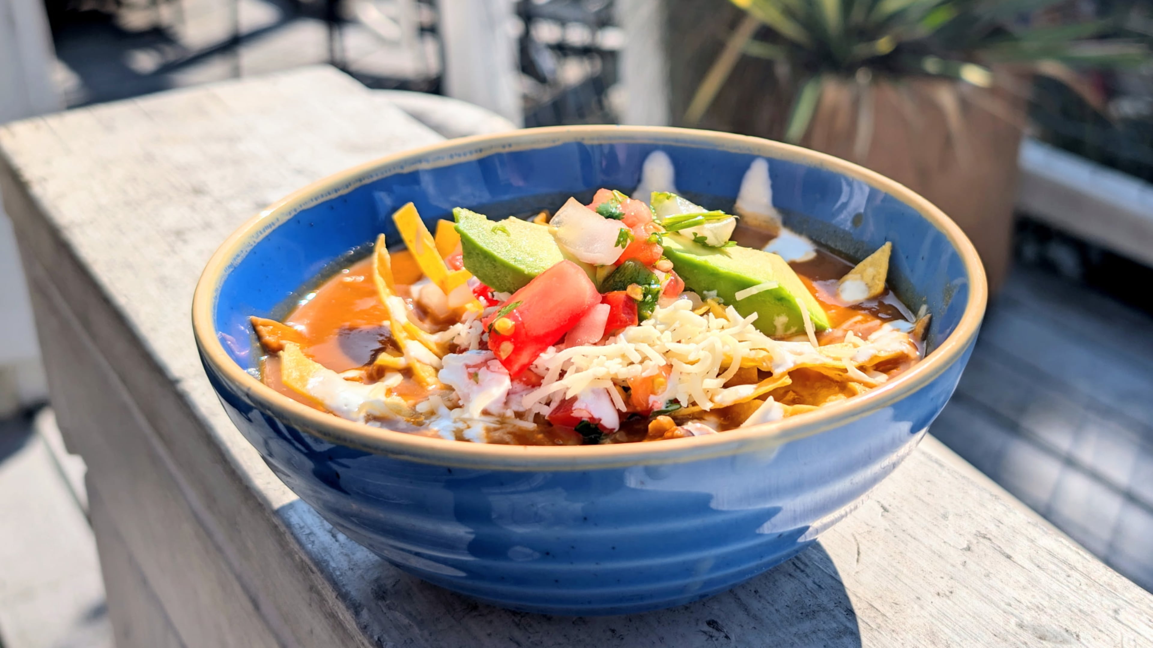 Green Coyote Cantina’s Chicken Tortilla Soup. (Courtesy of Green Coyote Cantina/Chase Walsh)