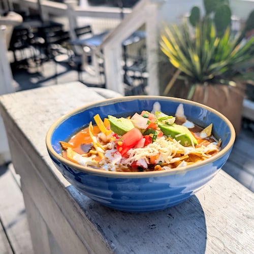 Green Coyote Cantina’s Chicken Tortilla Soup. (Courtesy of Green Coyote Cantina/Chase Walsh)