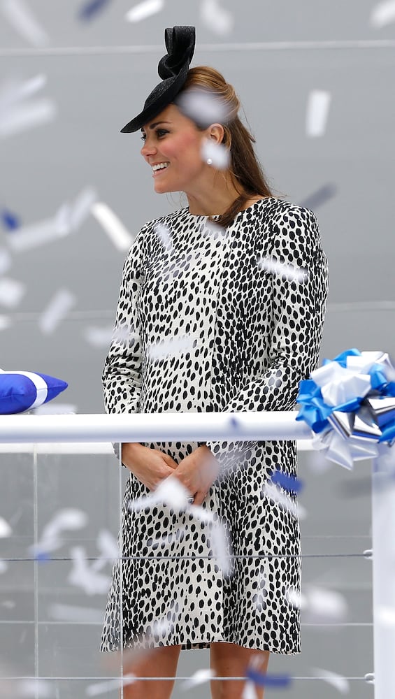 Kate Middleton attends a Princess Cruises ship naming ceremony