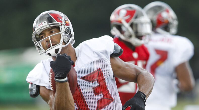 Former NFL wide receiver Vincent Jackson was found dead Monday at a Florida hotel room, days after authorities spoke with him as part of a welfare check, according to the Hillsborough County Sheriff’s Office. (Will Vragovic/Tampa Bay Times/TNS)