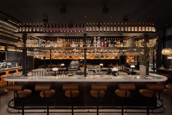 The bar at Boqueria in Midtown Atlanta's Colony Square. (Courtesy of Boqueria)