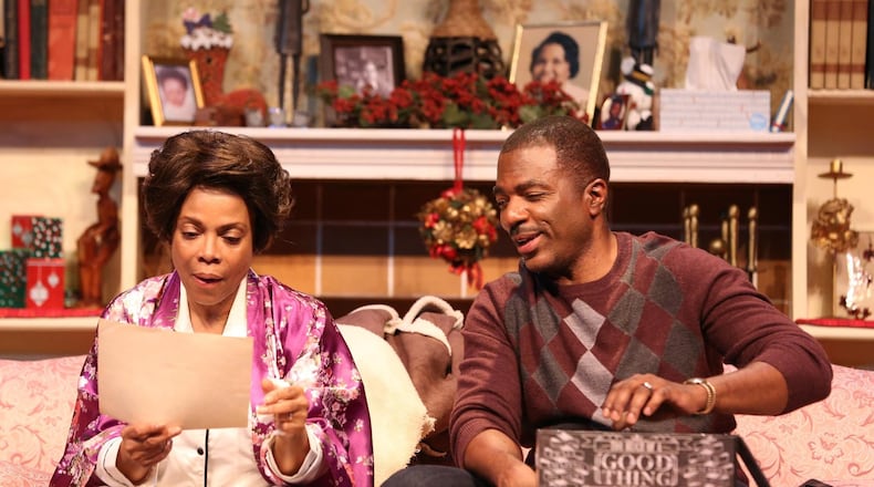 The True Colors Theatre comedy-drama “Dot” features Denise Burse as a mother with early-onset Alzheimer’s and Gilbert Glenn Brown as her son. CONTRIBUTED BY BRENDA NICOLE PHOTOGRAPHY