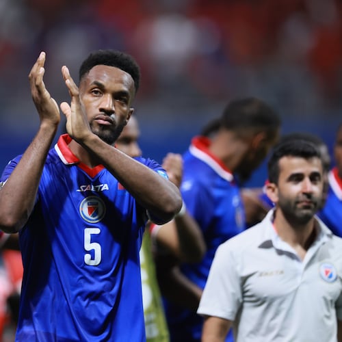 Haiti's Hannes Delcroix after loss to Morocco in Group C FIFA World Cup match at Atlanta Stadium (Mercedes-Benz Stadium) on Wednesday, June 24, 2026. (Jason Getz/AJC)
