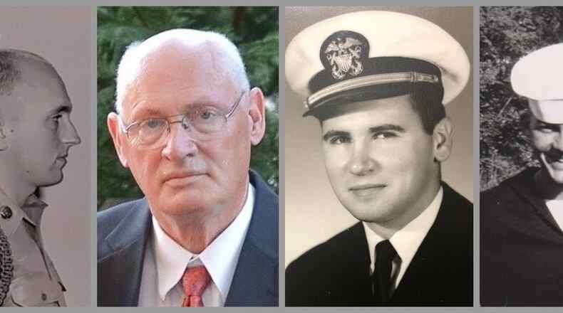 Gerhardt Hoff (from left), Bob Hopper, Hugh Robinson and Scott Chadwick are among the Georgia veterans who have died from COVID-19.