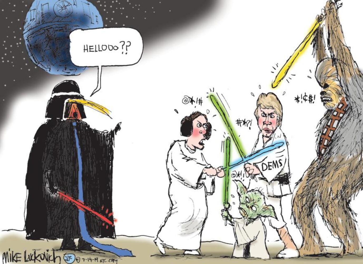 Mike Luckovich: The Round File for July 2019