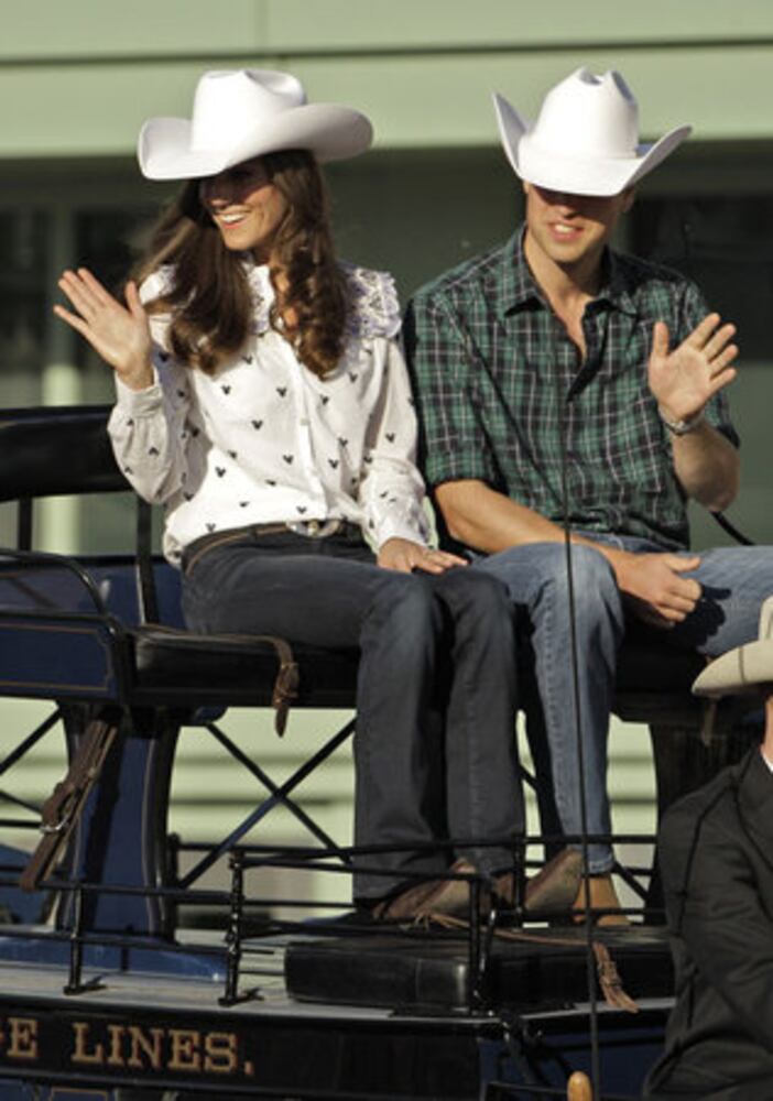 Wills and Kate gone country in Calgary