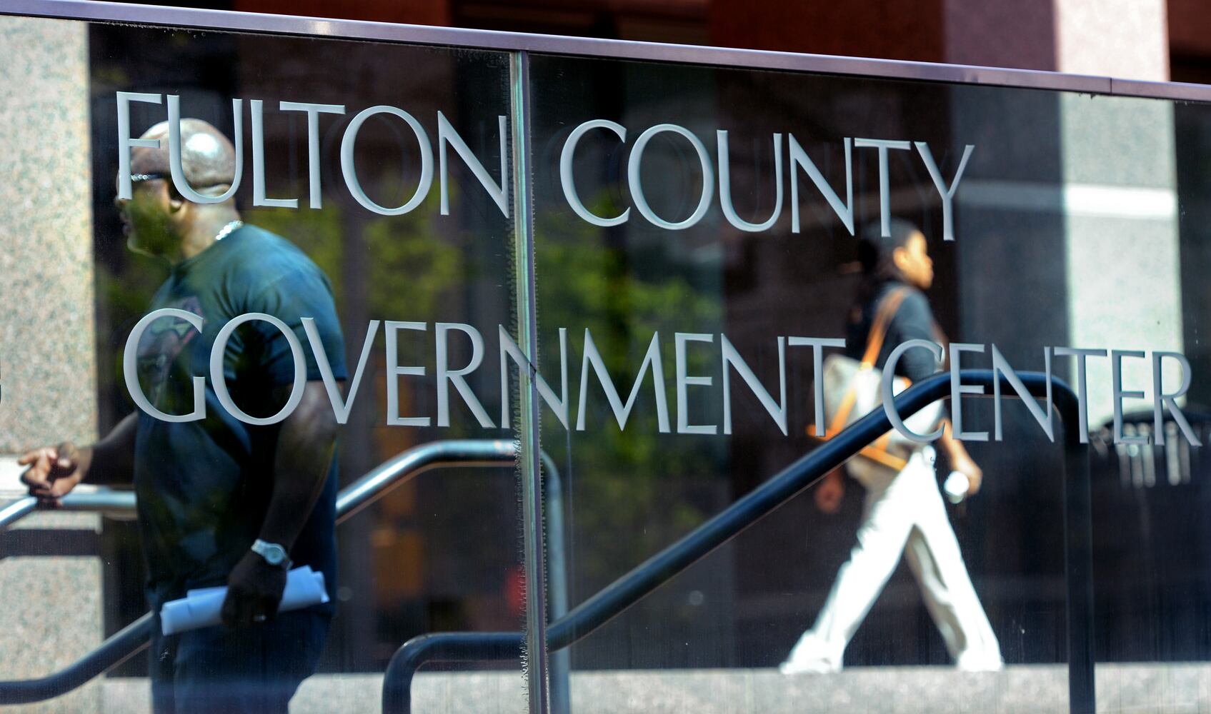 Fulton County Government Building in shambles