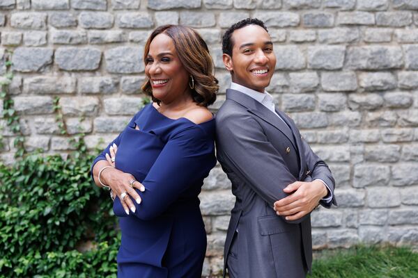 CBS News anchor T.J. Anthony (right) said of his decision to pursue the same field as his mother, WSB-TV anchor Karyn Greer: “It really is a calling. It runs through my veins because she was pregnant with me and still reporting and anchoring. I joke I could write a package by the age of 4." (Estela Muñoz/AJC)