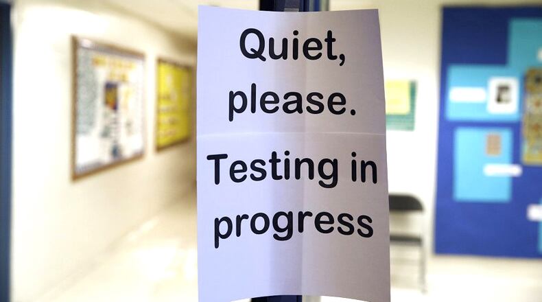 Cherokee County high school students this year posted an average total SAT score exceeding state and national averages, district officials announced. AJC FILE