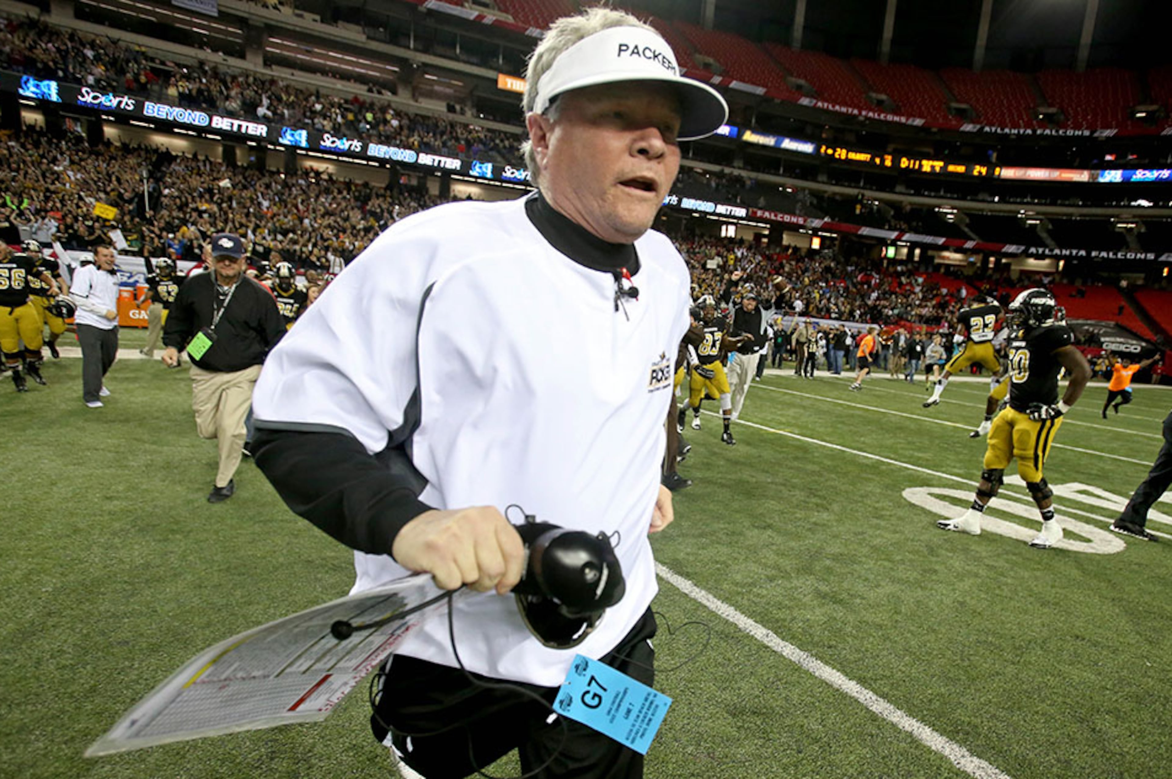 Rush Propst won his first state title since 2015 on Friday when he won the 2A Alabama state championship with his team Coosa Christian. The last time he won a title was when he was head coach at Colquitt County. (Jason Getz/AJC)