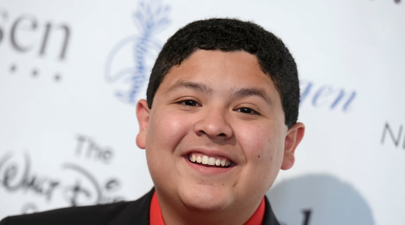 FILE - In this Aug. 21, 2015, file photo, Rico Rodriguez arrives at the 30th annual Imagen Awards at the Dorothy Chandler Pavilion in Los Angeles. (Photo by Richard Shotwell/Invision/AP, File)