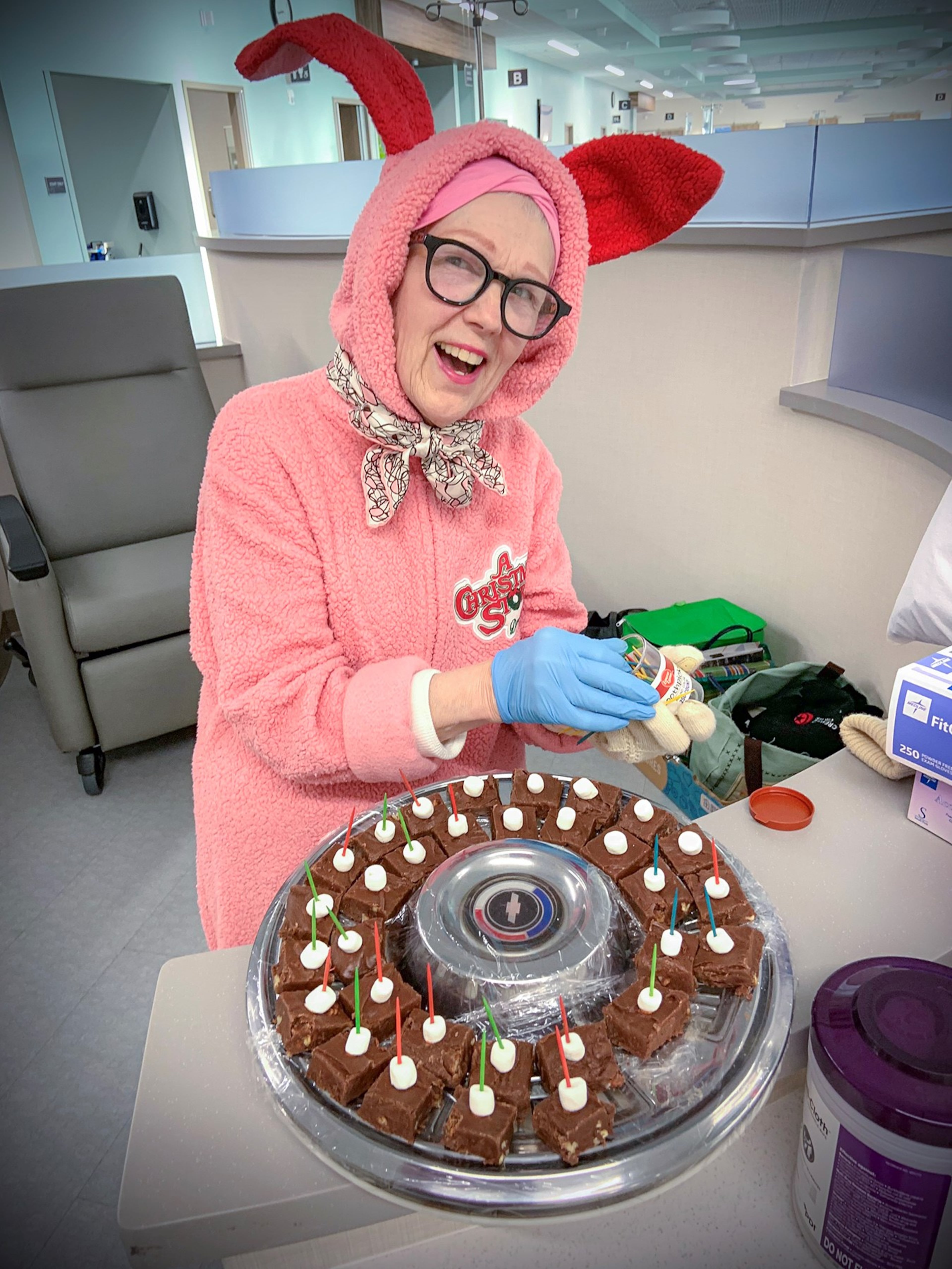 When Madison's Karen Strelecki visited University Cancer & Blood Center for her year of breast cancer treatments, the 72-year-old did so in costume. From Princess Leia to Ruth Bader Ginsburg, Strelecki and her husband (a professional photographer) were determined to bring joy to her fellow patients through costuming — a project known as Fun Fights Fear.
Courtesy of John Gregory Strelecki