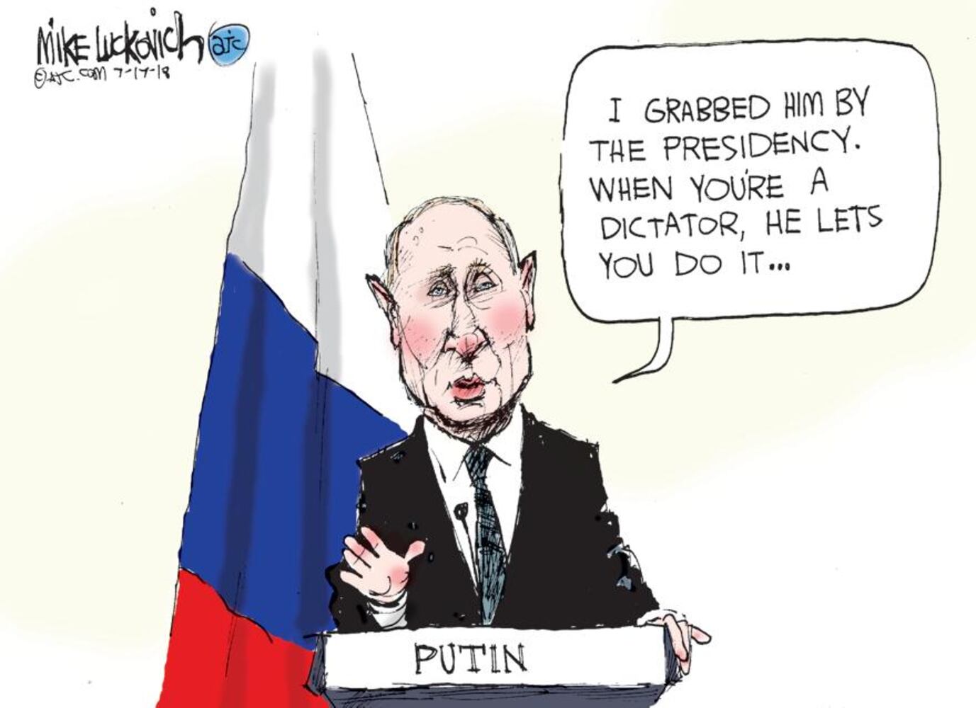 Mike Luckovich Round File for July 20 2018