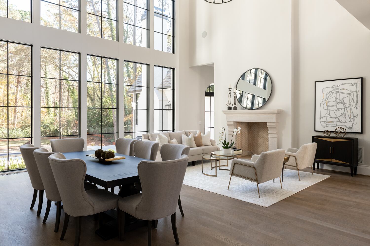 Spectacular new construction sits on 1.5 acres in heart of Buckhead