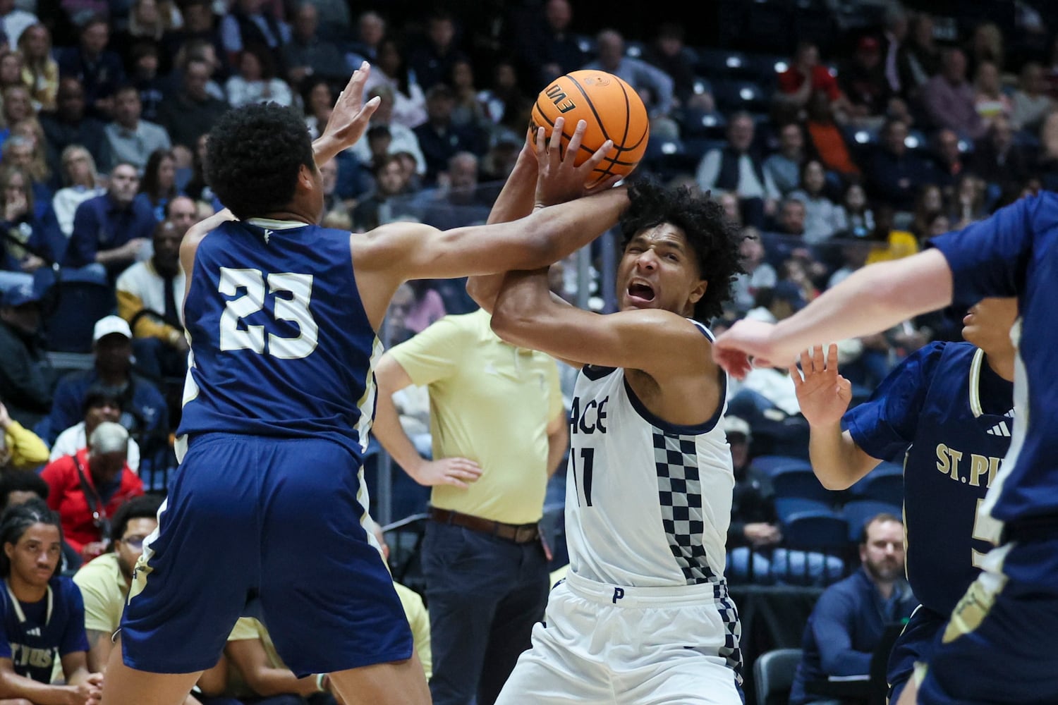 4A Boys State Championship game between St. Pius X and Pace Academy