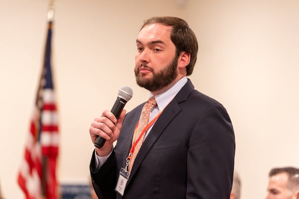 Former Republican state Sen. Colton Moore finished third in the special election to replace Marjorie Taylor Greene. (Ben Hendren for the AJC)