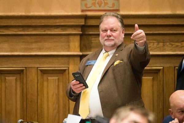 State Senate Rules Chairman Jeff Mullis, R-Chickamauga, wrote the 2021 legislation that produced leadership committees that allow unlimited donations and coordination with campaigns for a select few office-seekers. Republican legislative leaders were motivated in part to create the new fundraising tool to gain more control over the big campaign money coming into the state, especially because at times they have been at odds with the state GOP's leadership. (ALYSSA POINTER/ALYSSA.POINTER@AJC.COM)