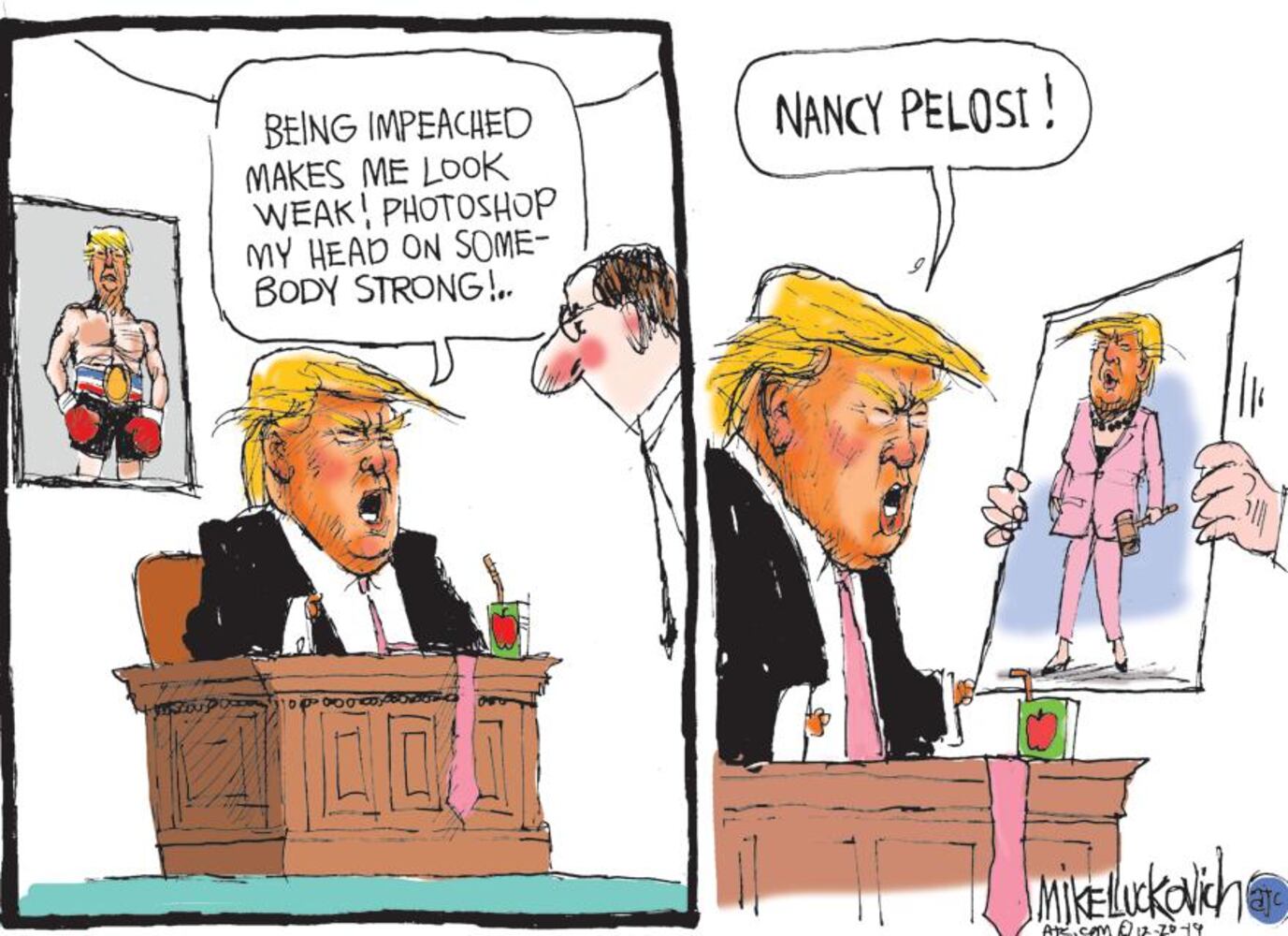 Mike Luckovich: The Round File for December 2019