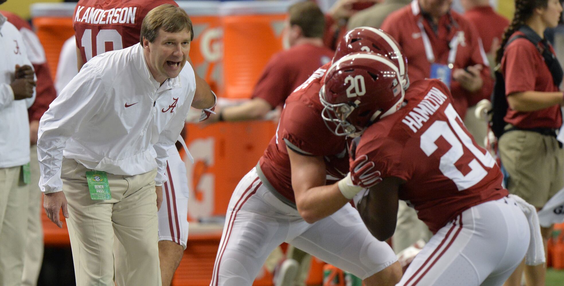 Kirby Smart at the SEC Championship Game