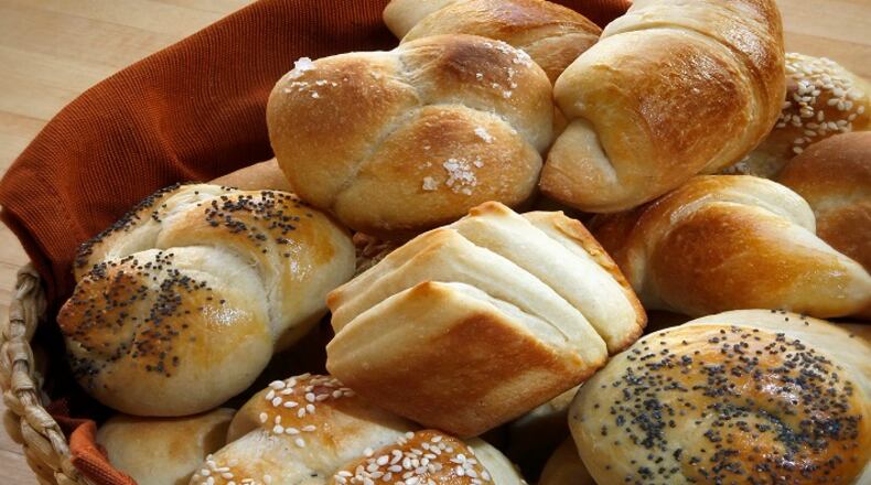 This Thanksgiving, homemade dinner rolls are a sure thing. One basic dough recipe can be turned into a variety of shapes, resulting in a bread basket that looks as tantalizing as it tastes, piled with classic cloverleafs, buttery fan tans, seeded knots and crescents. (Tom Wallace/Minneapolis Star Tribune/MCT)