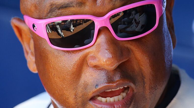 Pink will be the color of choice in the Braves' clubhouse Sunday for Mother's Day.