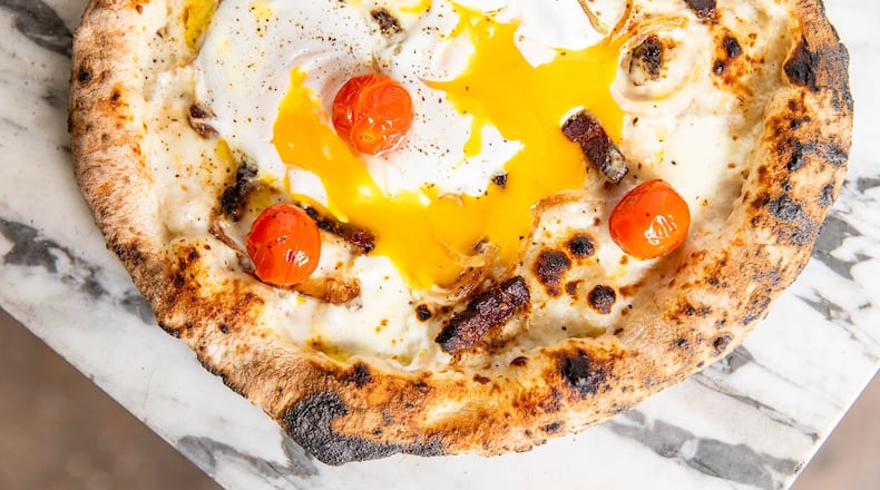 Wood-fired pizzas are featured on the menu at Bocado in Sandy Springs. (Courtesy of Bocado)