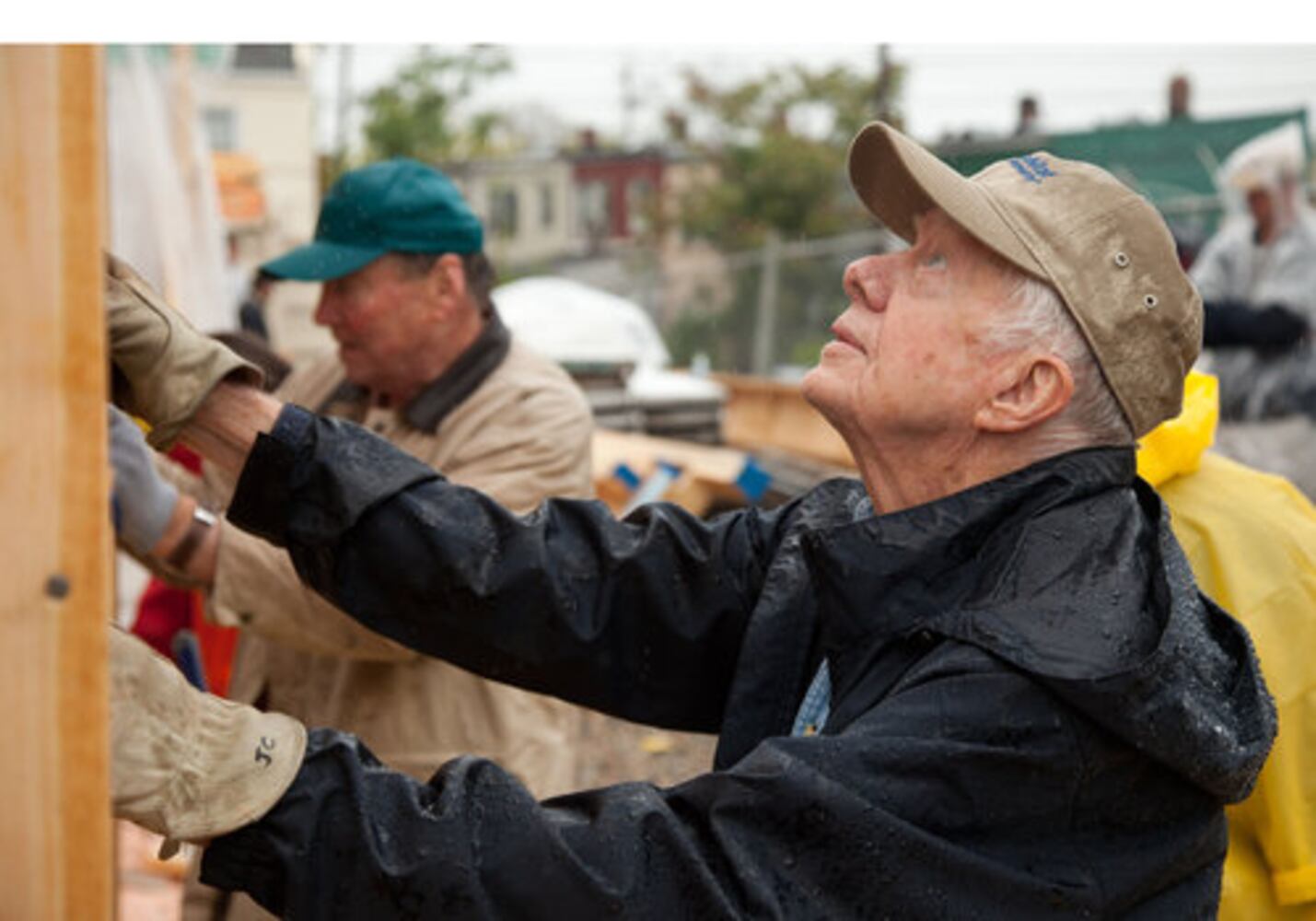 Jimmy Carter building houses in D.C.