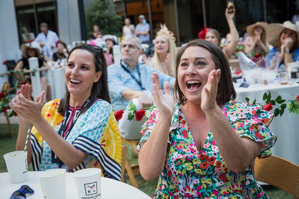It’s time to cheer for the horses at the Colony Square Derby Party. 
Courtesy of Raftermen.
