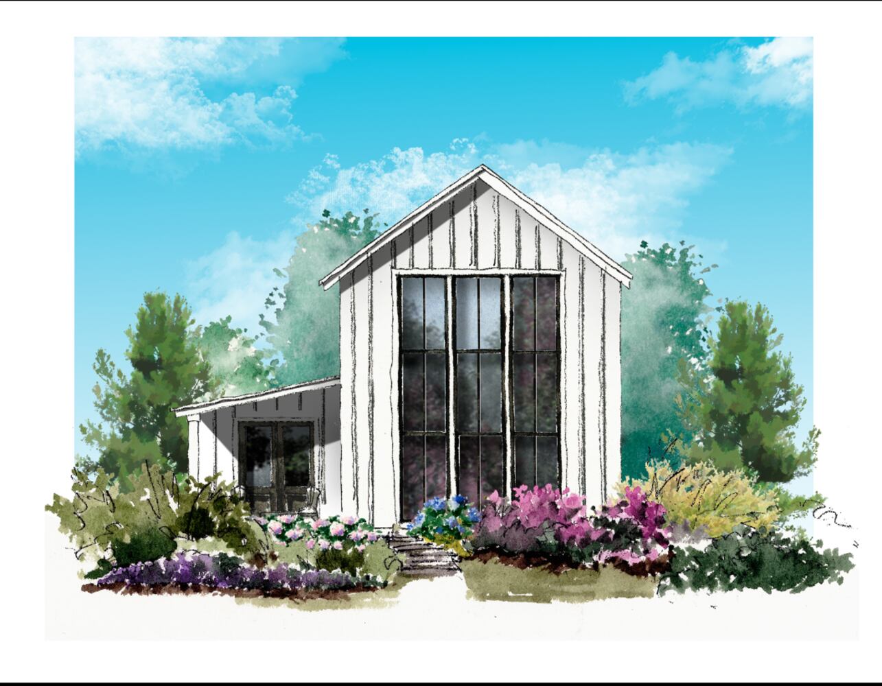 Eco Cottages at East Point renderings