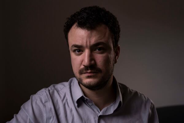 Pro-Palestinian activist Mahmoud Khalil poses for a portrait during an interview, July 3, 2025, in New York. (AP Photo/Yuki Iwamura)