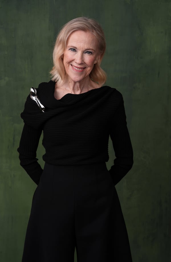 Catherine O'Hara, a cast member in the Apple+ series "The Studio," poses for a portrait on Thursday, March 20, 2025, in Los Angeles. (AP Photo/Chris Pizzello)